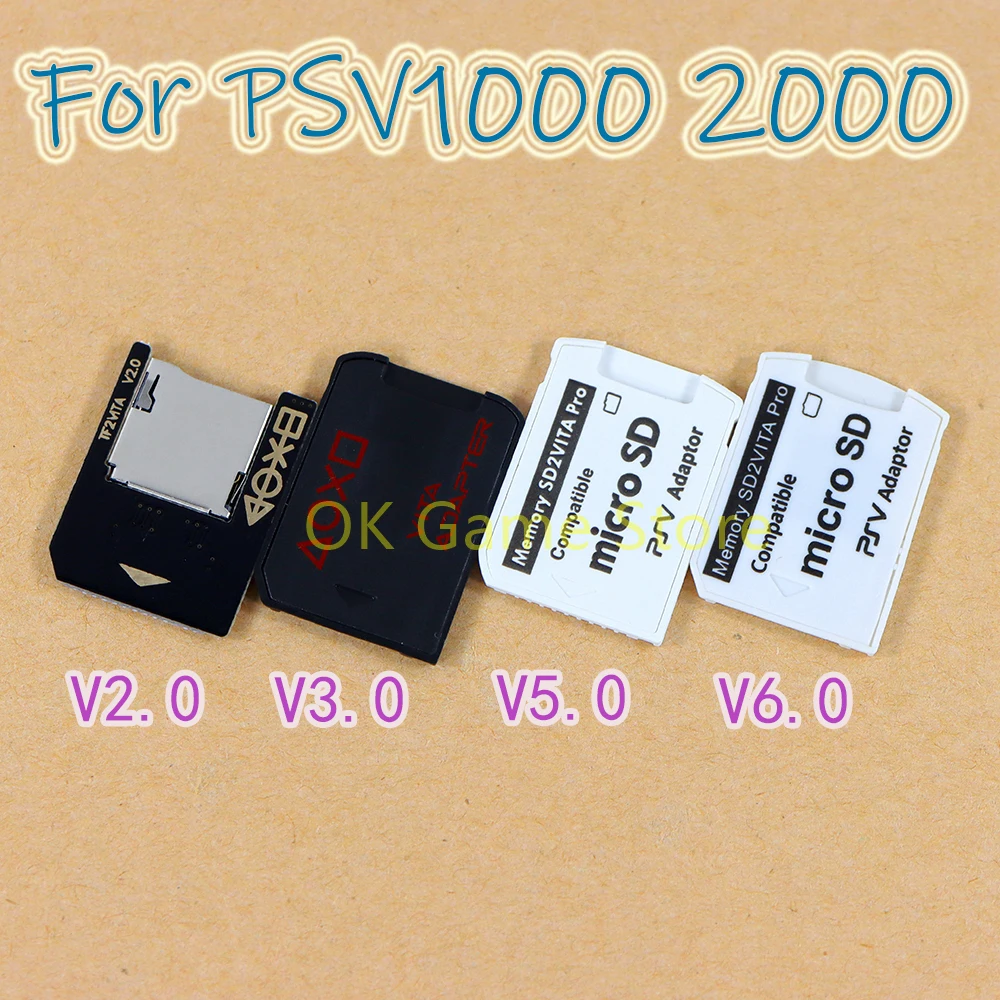 Ranura para tarjeta de memoria Micro SD para adaptador SD2VITA Pro V2 V3 V5 V6 convertidor de lector para PS Vita PSV 1000 2000 para PSV1000 2000