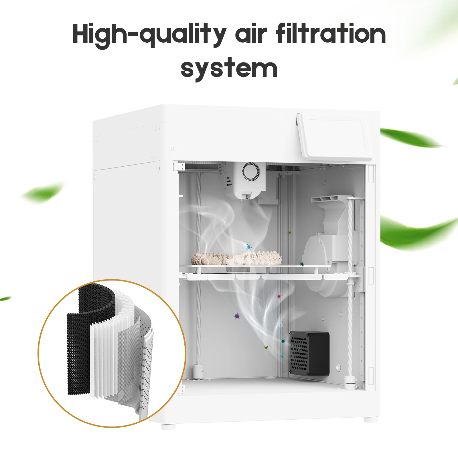 Kit de carcasa acrílica de piezas de impresora 3D de alta velocidad TWO TREES SK1 con asistencia de refrigeración/filtración de aire/a prueba de polvo/aislamiento ﻿ - imagen 4