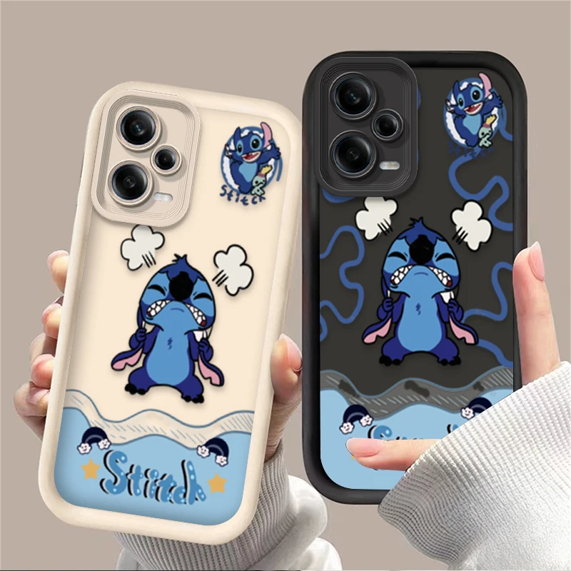 Funda de punto bonita de dibujos animados de Disney para Xiaomi Redmi Note 14 11 13 12 Pro Plus 5G 12S 11S 10S 10 9 Redmi 14C 13C 12C 12 4G A3 A3X - imagen 3