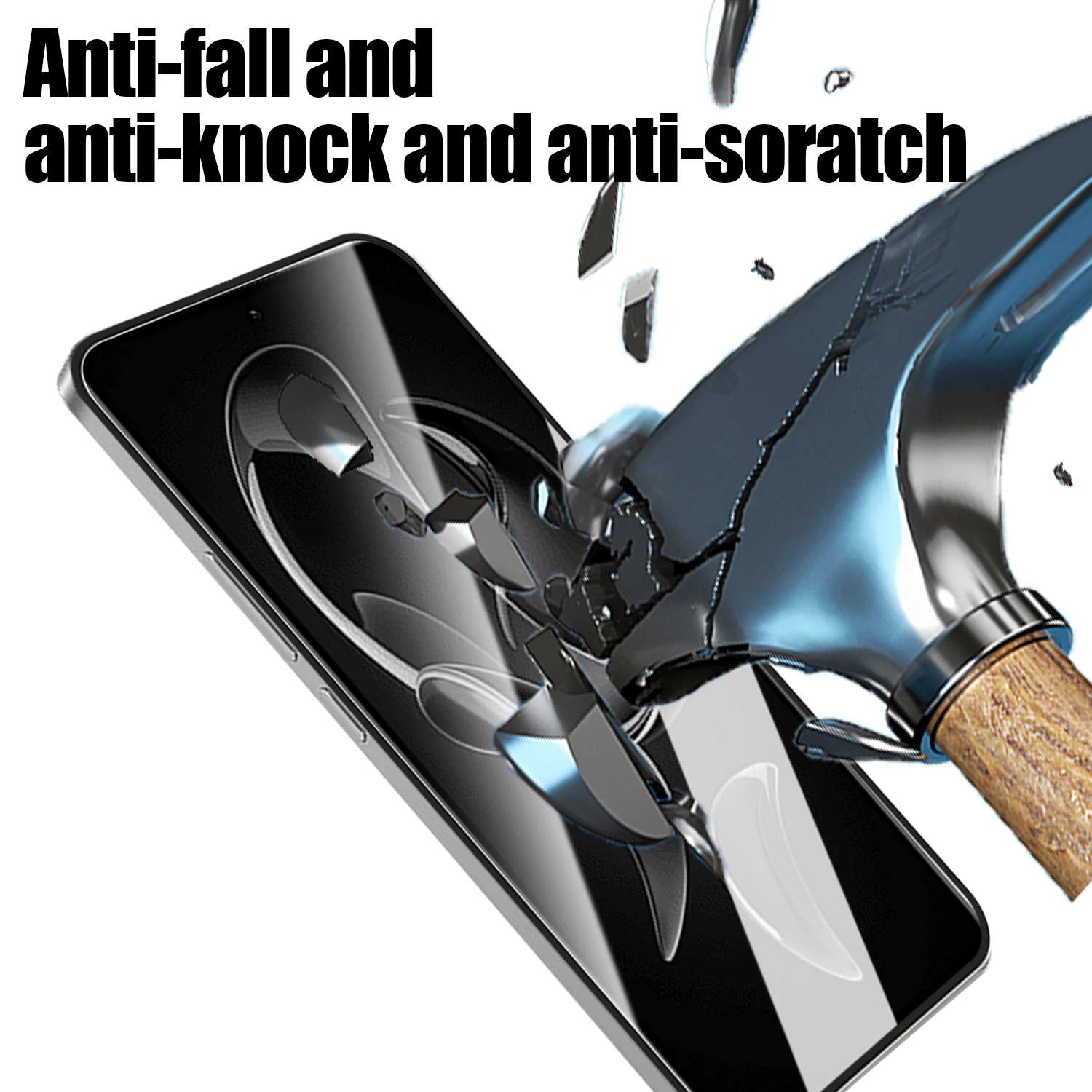 Vidrio templado de cubierta completa fácil de instalar sin polvo para Xiaomi Mi Poco X7 Pro X7Pro protectores de pantalla de dureza 9H película transparente HD - imagen 5