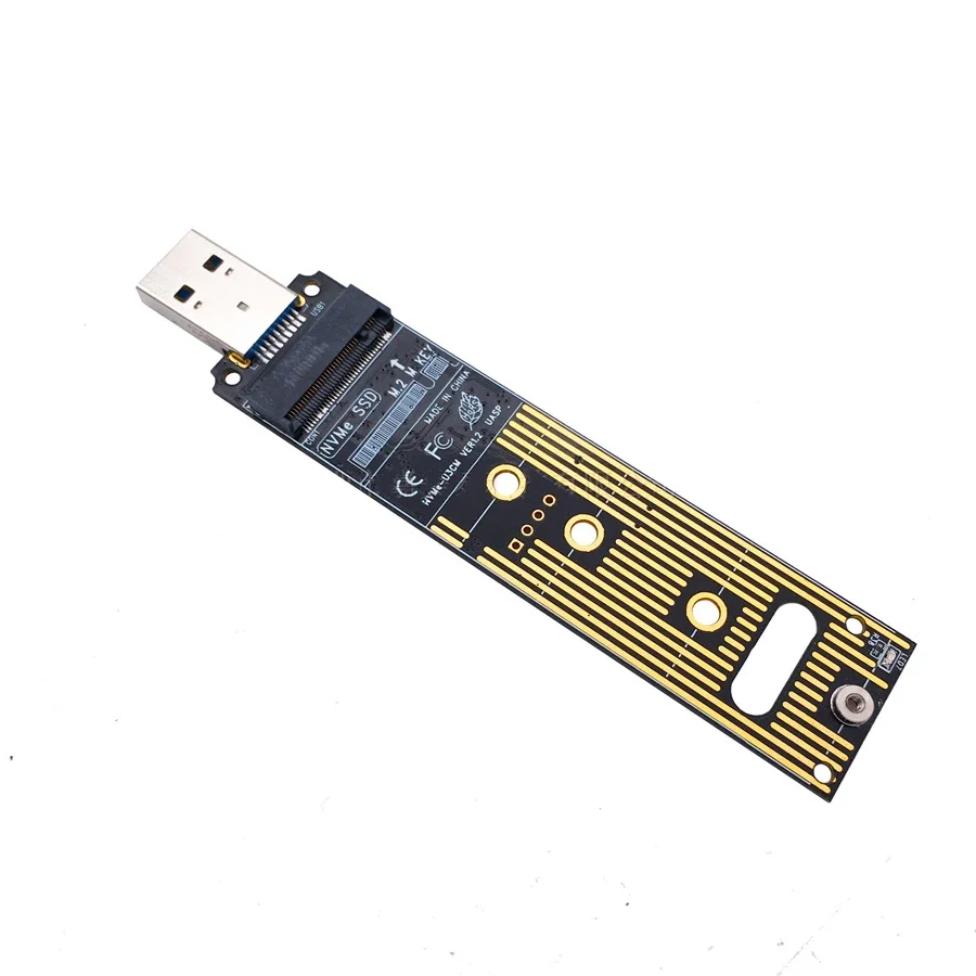Adaptador M.2 NVME SSD a USB 3,1, tarjeta convertidora interna PCI-E a USB-A 3,0, 10gbps, USB3.1 Gen 2 para Samsung 970 960/para Intel NEW - imagen 2