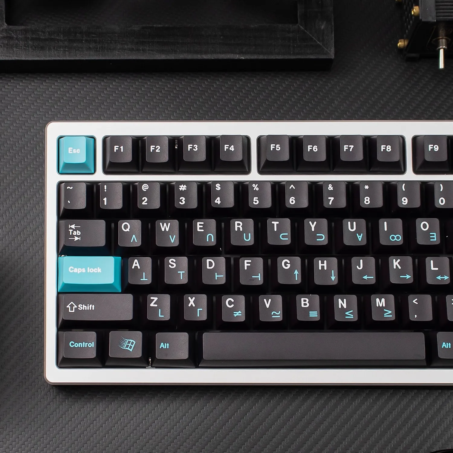 Teclas negras GMK de perfil de cereza de 129 teclas para teclado mecánico de moda, interruptores MX, tapa de tecla PBT Retro personalizada ISO - imagen 3