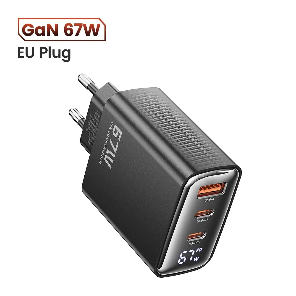 67W EU Plug Black