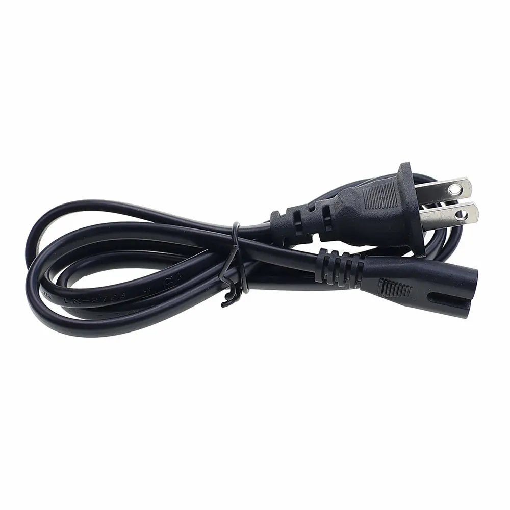 Cable de alimentación de CA UE EE. UU., 1m, Cable de extensión de alimentación IEC C7 de 2 pines para PSP, PSV, PS2, PS3, Radio portátil, reproductor de CD para ordenador portátil - imagen 5