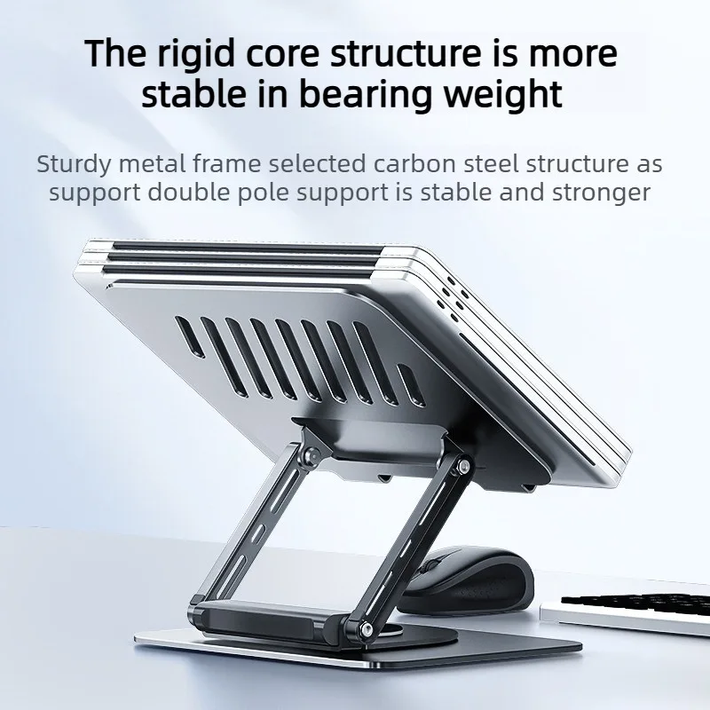 Soporte de estación de acoplamiento para portátil para MacBook /Dell/HP/Lenovo, estación de acoplamiento con USB 3,0, soporte para computadora portátil para escritorio con Base giratoria - imagen 2