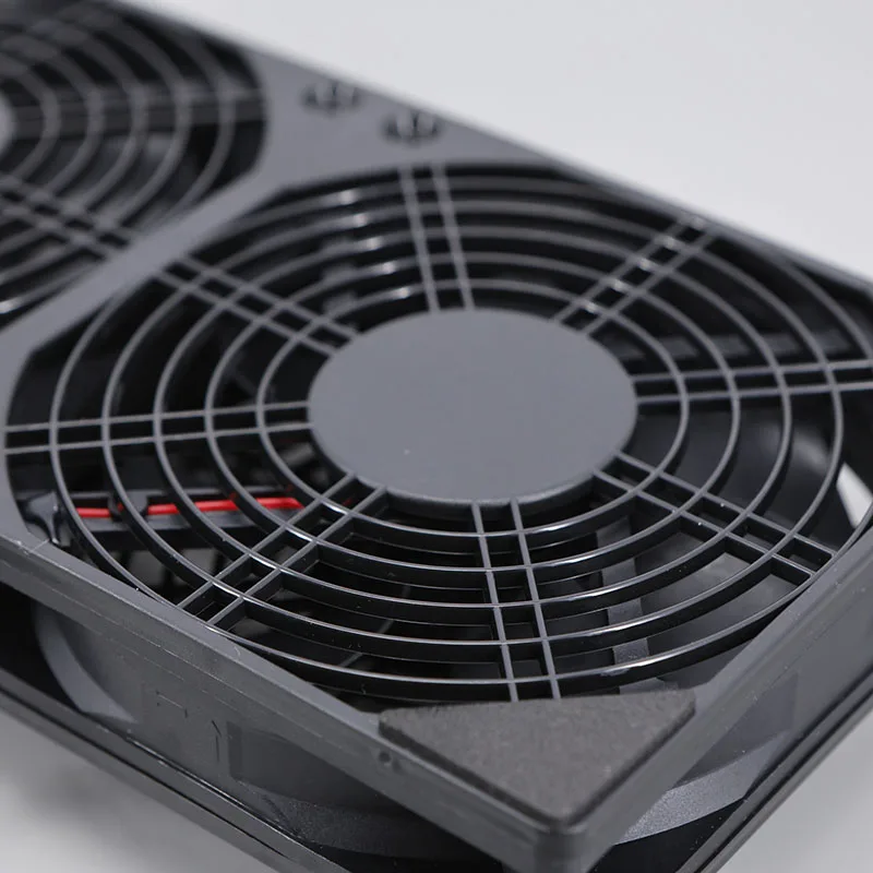 1 Juego de ventilador de refrigeración de alto flujo de aire para enrutador, receptor de módem, 120mm, DC12V, ventiladores de enrutador de PC alimentados por USB con Cable de interruptor q1 - imagen 4