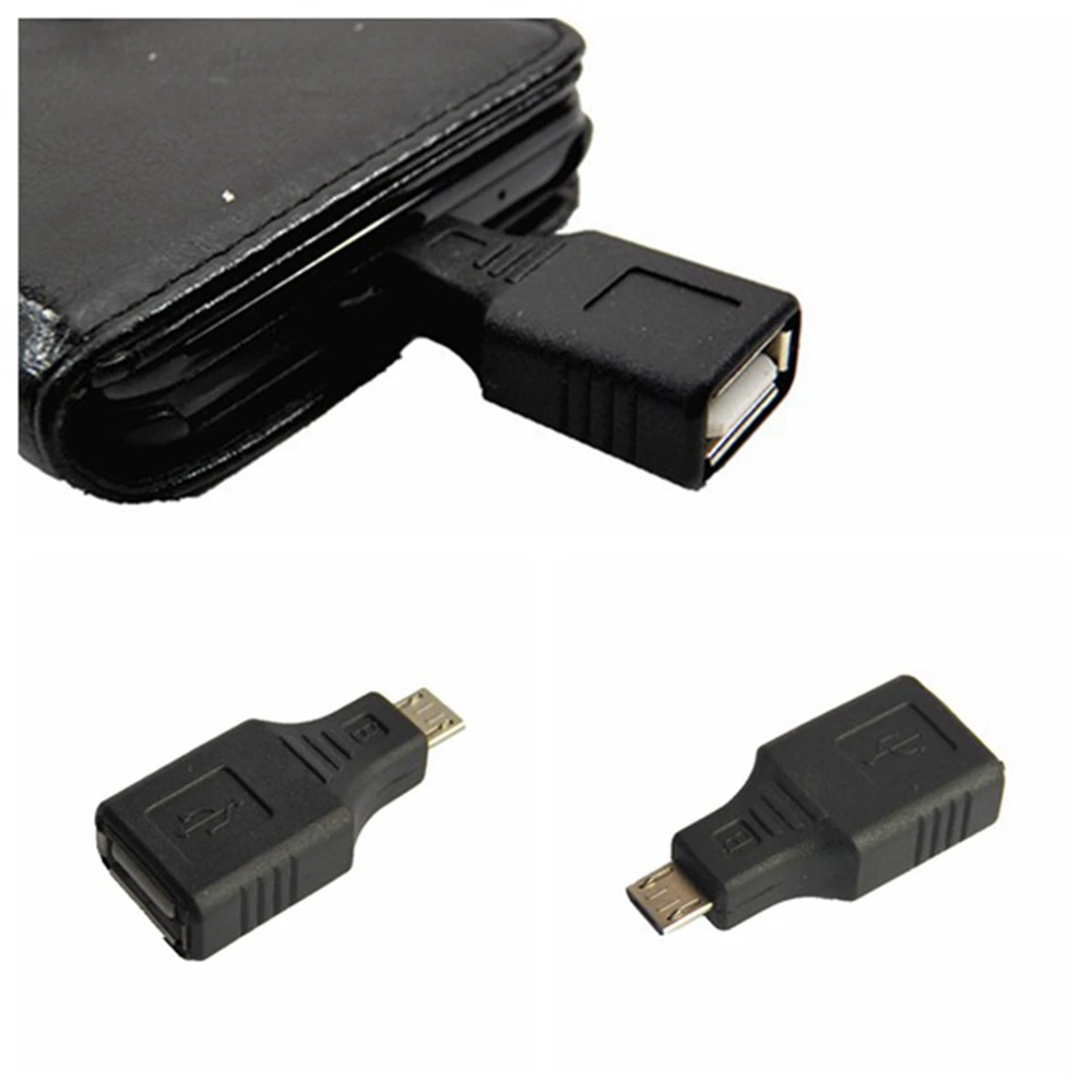 Nueva llegada USB 2,0 hembra a Micro USB B 5 Pin enchufe OTG adaptador convertidor para teléfono móvil Universal - imagen 2