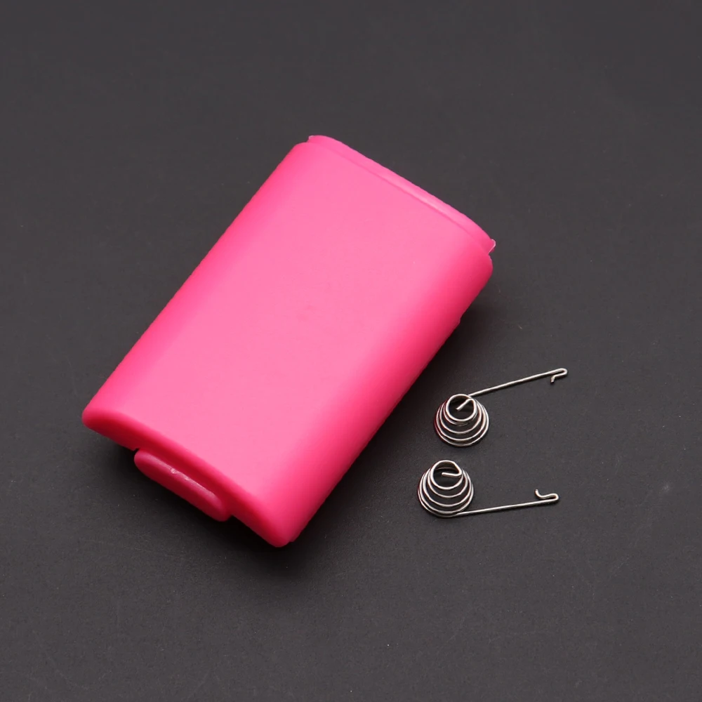 1 Juego de cubierta trasera de batería para controlador inalámbrico Xbox 360, cubierta de batería, accesorios de repuesto para reparación de resorte de batería - imagen 5