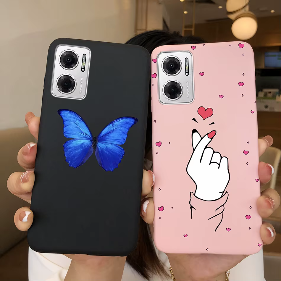 Funda Xiaomi Redmi Note 11E Pro 5G Silicona Mate Corazón - imagen 3