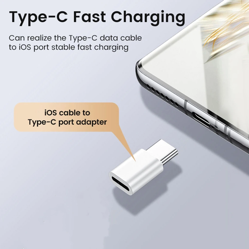 Adaptador USB-C a Lightning iPhone 15/16 – Carga Rápida - imagen 4