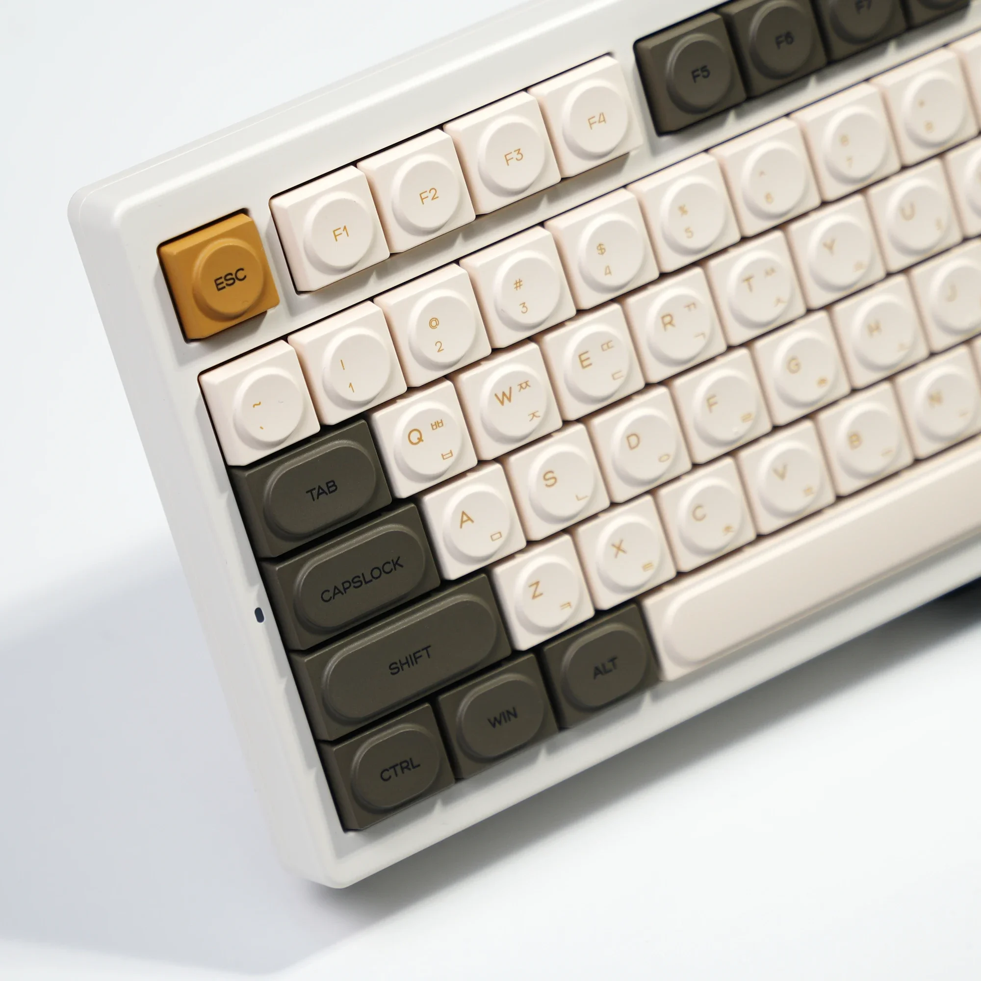 KBDiy-Juego de teclas coreanas brillantes, 138 teclas, perfil de cereza personalizado, teclas Retro PBT para teclado mecánico, interruptores MX DIY - imagen 5