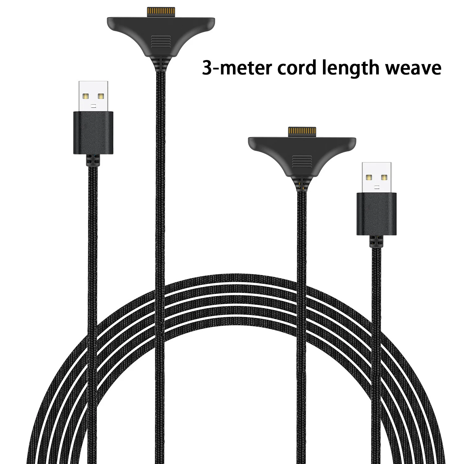Paquete de 2 cables de carga magnéticos de 3 metros compatibles con Switch 2, cargador Joypad Dual para Cables de carga de agarre izquierdo y derecho de N-S 2 - imagen 2