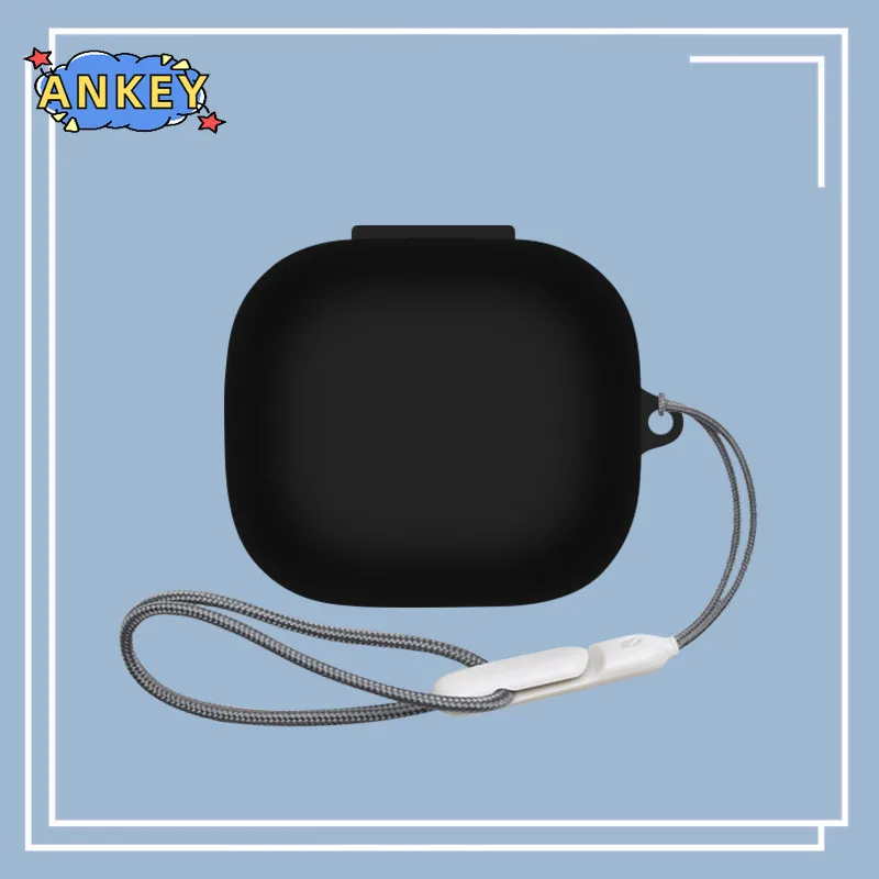 Funda de silicona para Beats Powerbeats Fit, fundas de silicona con gancho, funda protectora a prueba de golpes para auriculares inalámbricos con cordón - imagen 5