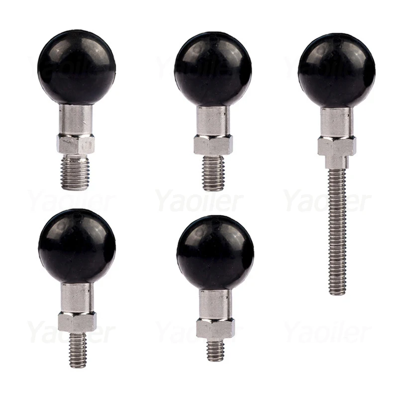 Adaptador de cabeza de bola de 1 pulgada, soporte de teléfono para motocicleta con M10 M8 M6 1/4 "-20 roscado, cabezal de bola de 1" para soporte de cámara DJI GoPro - imagen 2