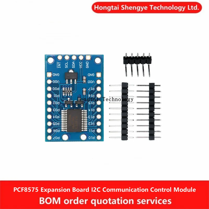Módulo PCF8575 de placa de expansión IO, placa de Control I2C, 2 a 16 puertos IO para Arduino, DC 2,5-5,5 V
