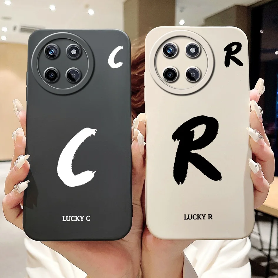 Para Realme 11 4G Funda RMX3636 Funda lindas letras Fundas de silicona suave para Realme 11X 11 5G RMX3780 RMX3785 Funda en Realme11 Capa