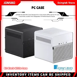 JONSBO N2 NAS Mini Servidor Doméstico Multibahía Hot-Swap ITX