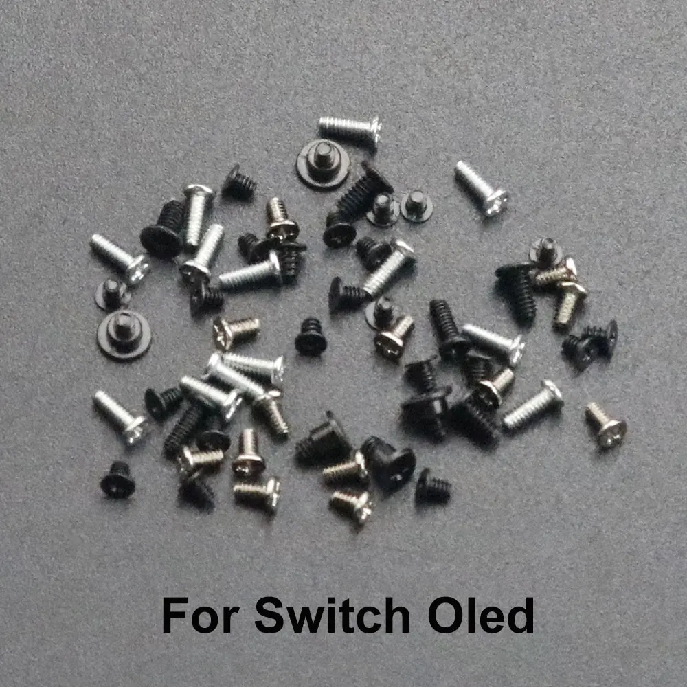 Tornillo de carcasa de consola JCD para Switch NS Lite Oled Pro, juego completo de montaje de tornillo, Kit de repuesto, accesorios de juego - imagen 5