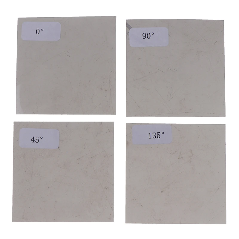 Película polarizadora, herramienta de prueba de ángulo de 0/45/90/135 grados para pantalla LCD/LED, reparación de pantalla en blanco, reemplazo de polarizador de pantalla de 5x5cm - imagen 4