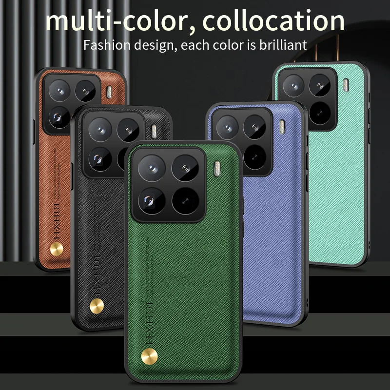 Para Xiaomi Mi 15T Pro funda de lujo de cuero PU mate funda protectora trasera magnética funda de teléfono para Xiaomi Mi 15t Pro carcasa de teléfono