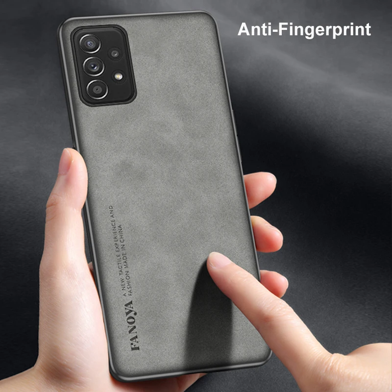 Funda de cuero PU de lujo para Samsung Galaxy A52, A72, A52S, 5G, funda de teléfono de protección de silicona de negocios para Samsung A52S Coque - imagen 4