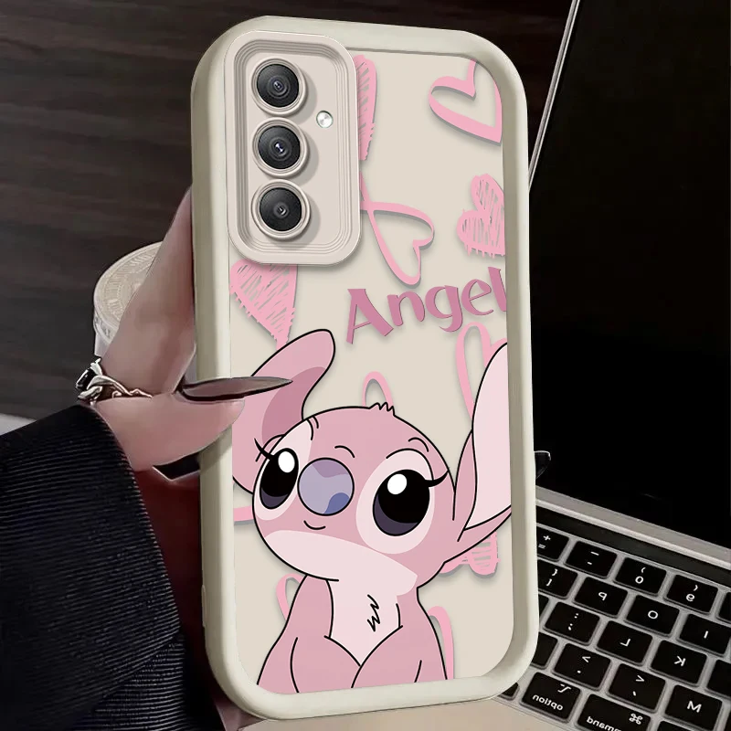 Pareja de Disney Stitch funda para Samsung Galaxy A54 A05S A05 A34 A24 A14 A53 A33 A23 A13 A52 A52S A32 A22 A12 A71 A51 A31 cubierta - imagen 5