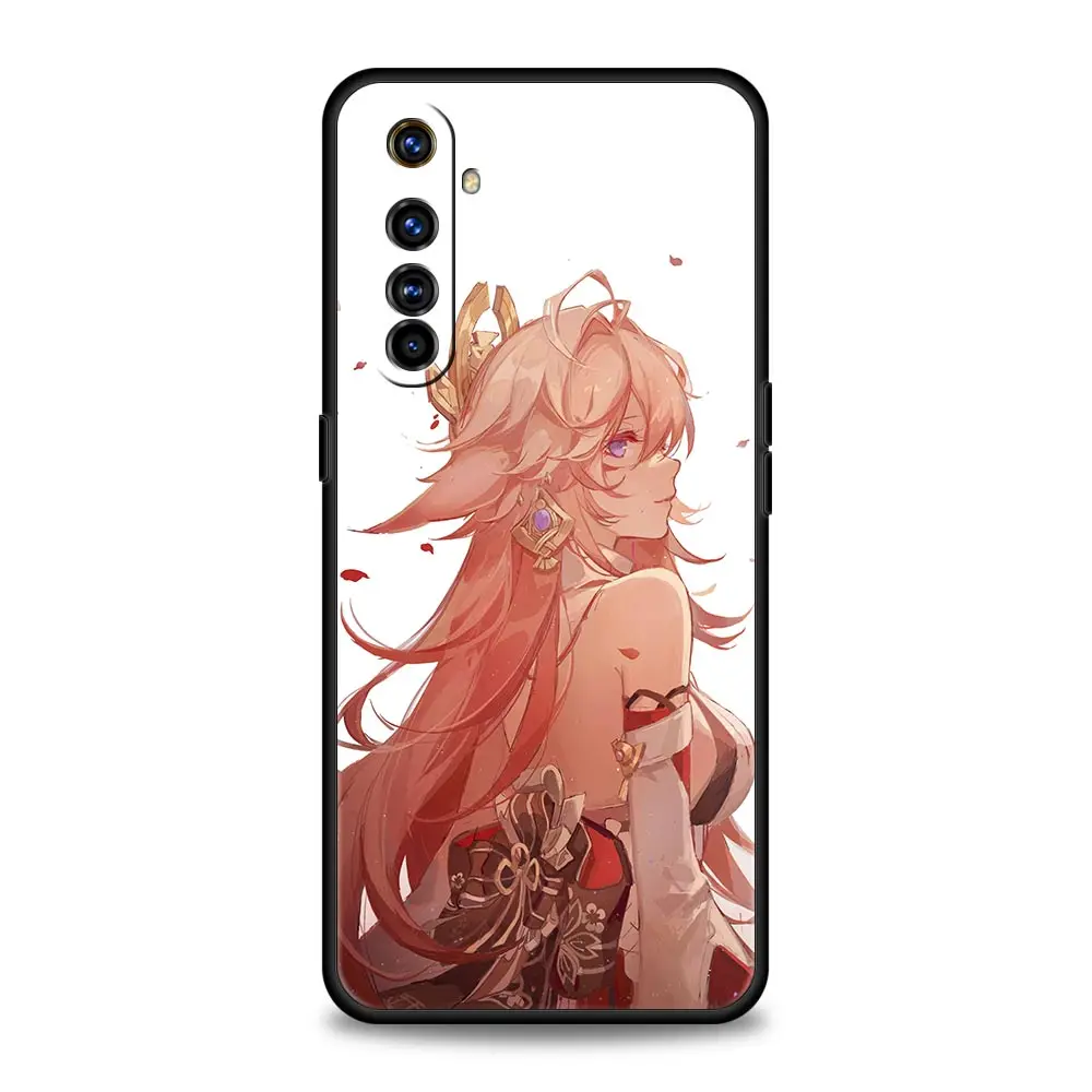 Funda de teléfono para Realme, 12, 11, 10, 9, 8, 5G, 7, 6, GT5, GT3, GT2 Pro Plus, C21, C11, C25, C35, GT Neo 2, 3, 3T, 5, Genshin impact, Baizhu - imagen 4