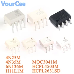 5 uds/1 unidad HCPL4503 HCPL4503M DIP-8 optoacoplador 1Mbit/s salida de puerta lógica de alta velocidad de un solo canal acoplador óptico IC Chip