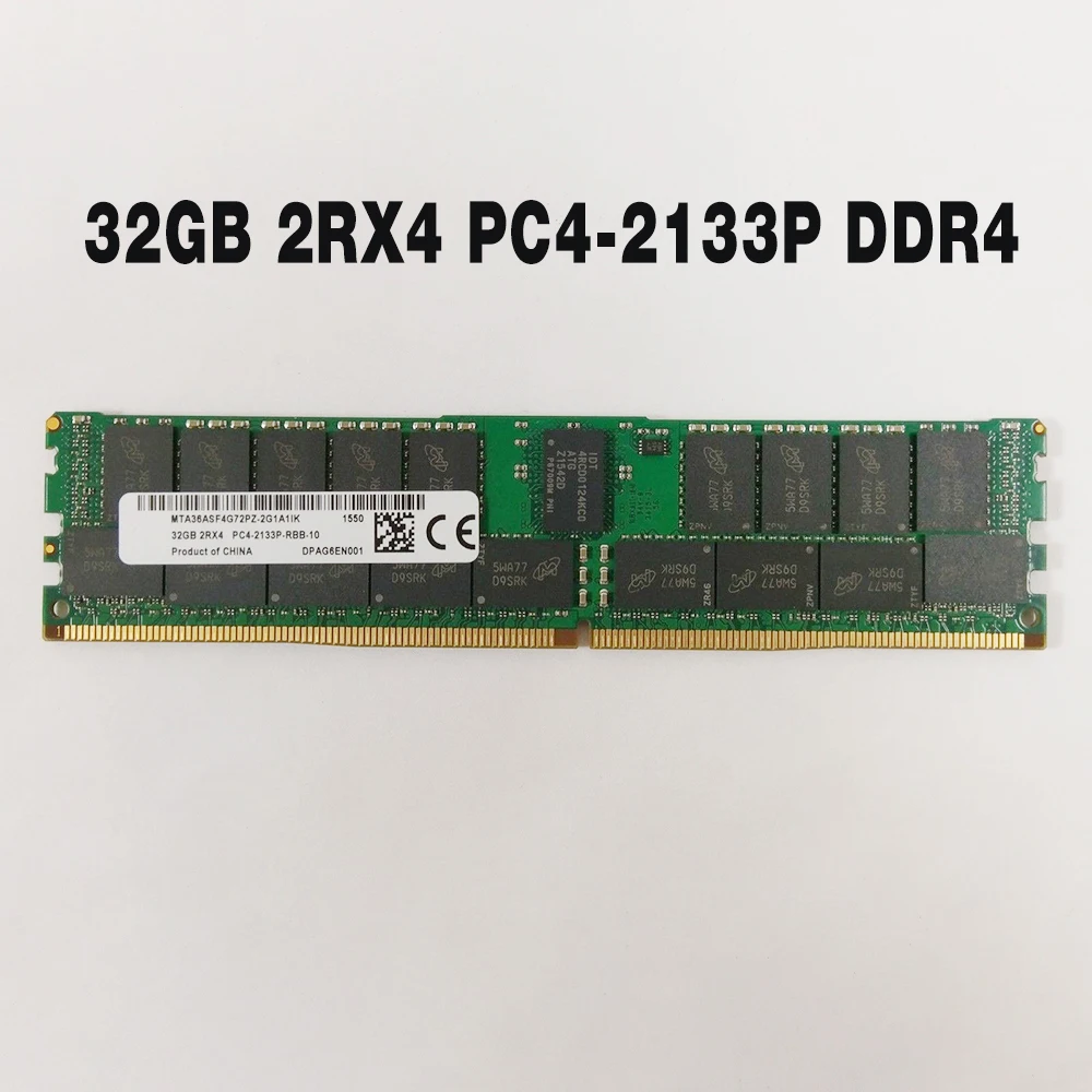 1 Uds RAM MTA36ASF4G72PZ-2G1A1 memoria de servidor envío rápido alta calidad 32GB 32G 2RX4 PC4-2133P DDR4 2133 ECC REG