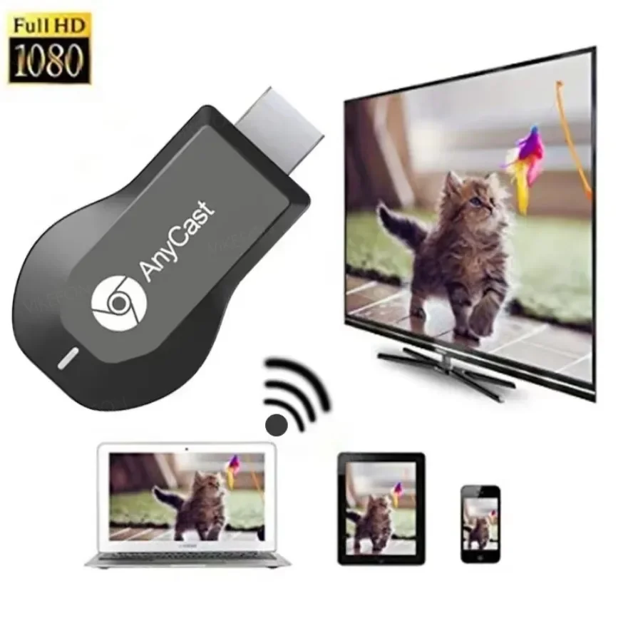 M2 Plus 1080P compatible con HDMI TV Stick WIFI Display TV Dongle receptor Anycast Dlna compartir pantalla para IOS Android Miracast Airplay - imagen 3
