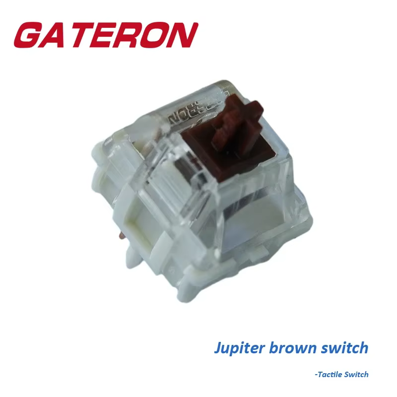 Interruptores Táctiles Gateron Jupiter RGB Prelubricados para Teclado Mecánico