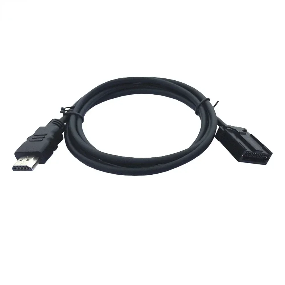 Carcasa ABS de membrana interior moldeada macho HDMI EM con enchufe a cable de conexión de alta definición montado en el coche versión HDMI AM1.4 - imagen 2
