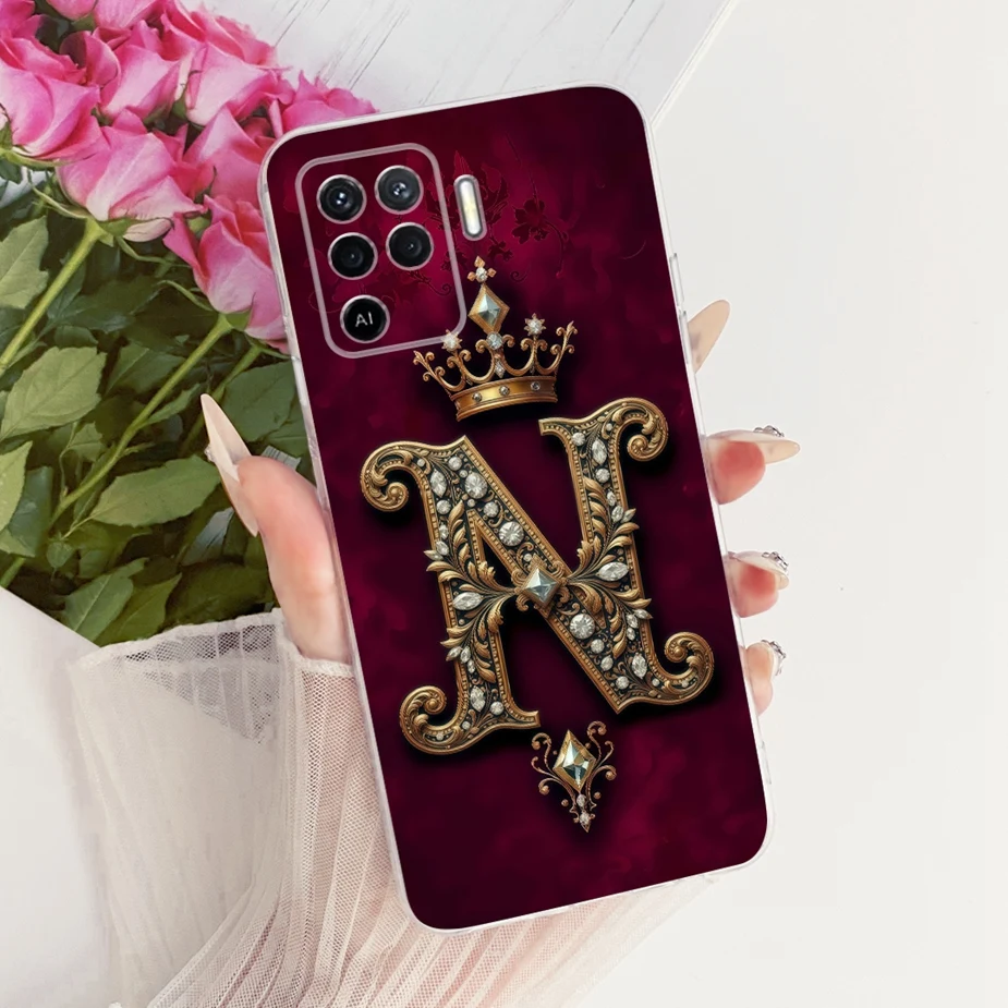 Para Oppo A94 4G funda CPH2203 lindas letras cubierta para Oppo Reno5 Lite Reno 5F funda de silicona suave para Oppo Reno 5Z OppoA94 5G Shell - imagen 5