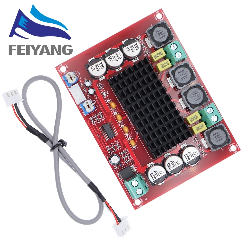 Chip Original TPA3116 D2 XH-M543, placa amplificadora de Audio de potencia Digital de doble canal, 12V, 24V, 120W x 2, 120W, x2, TPA3116D2