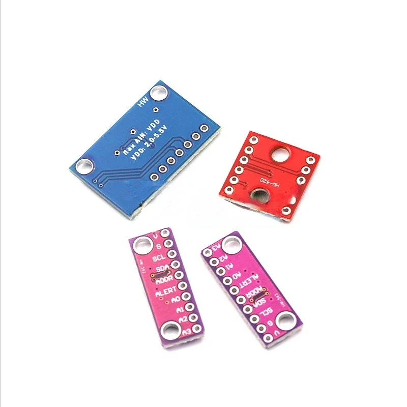 1 Uds ADS1115 ADS1015 módulo I2C de 16 bits precisión ADC Placa de desarrollo de 4 canales amplificador de ganancia profesional 2,0 V a 5,5 V para Arduino RPi - imagen 4