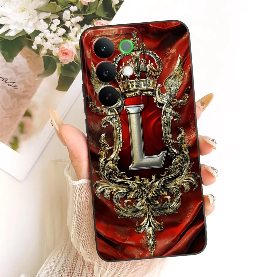 Para Realme C85 Pro 5G funda RMX5555 letras iniciales de moda funda de silicona suave a prueba de golpes para Realme C85 15X 5G C 85 carcasa de teléfono - imagen 5