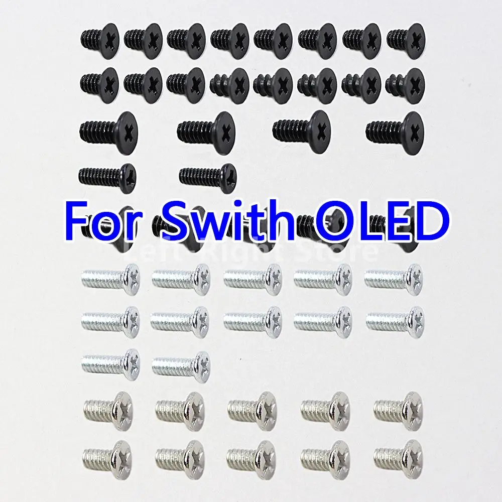 2 juegos para consola Nintendo Switch Oled, juego completo de tornillos de montaje de repuesto para Kit de reparación NS Oled, accesorios de juego - imagen 2