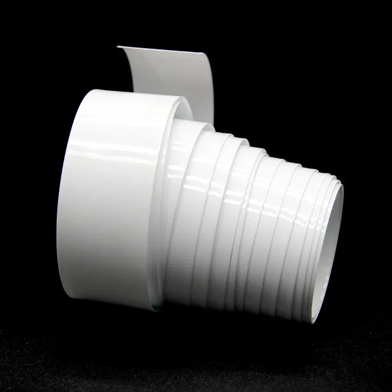 Paquete de batería de tubo termorretráctil de PVC 18650, ancho blanco 29,5mm ~ 250mm, película de protección aislada, envoltura de funda de litio, funda de Cable - imagen 5