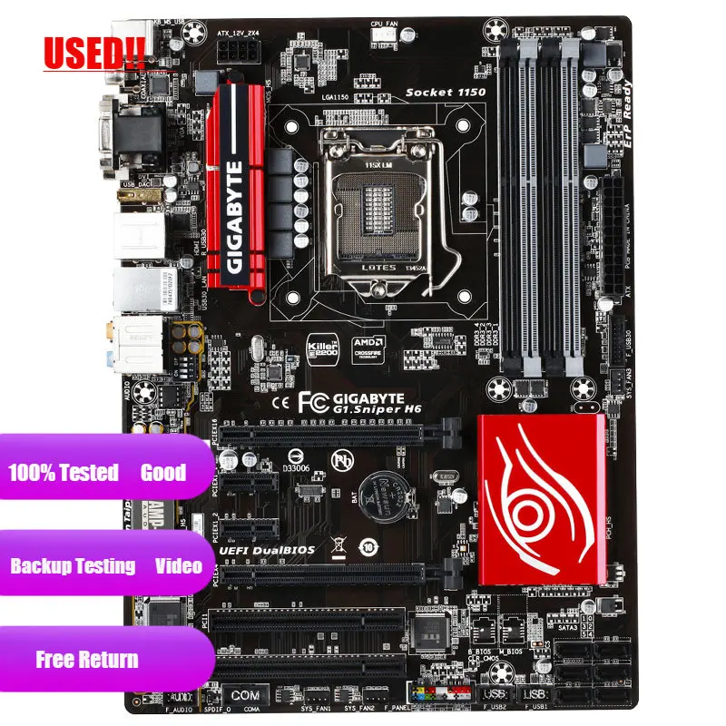 GIGABYTE G1 Gaming G1.Sniper H6 LGA 1150 Intel H97 HDMI SATA 6 Gb/s USB 3.0 ATX Placa base Intel