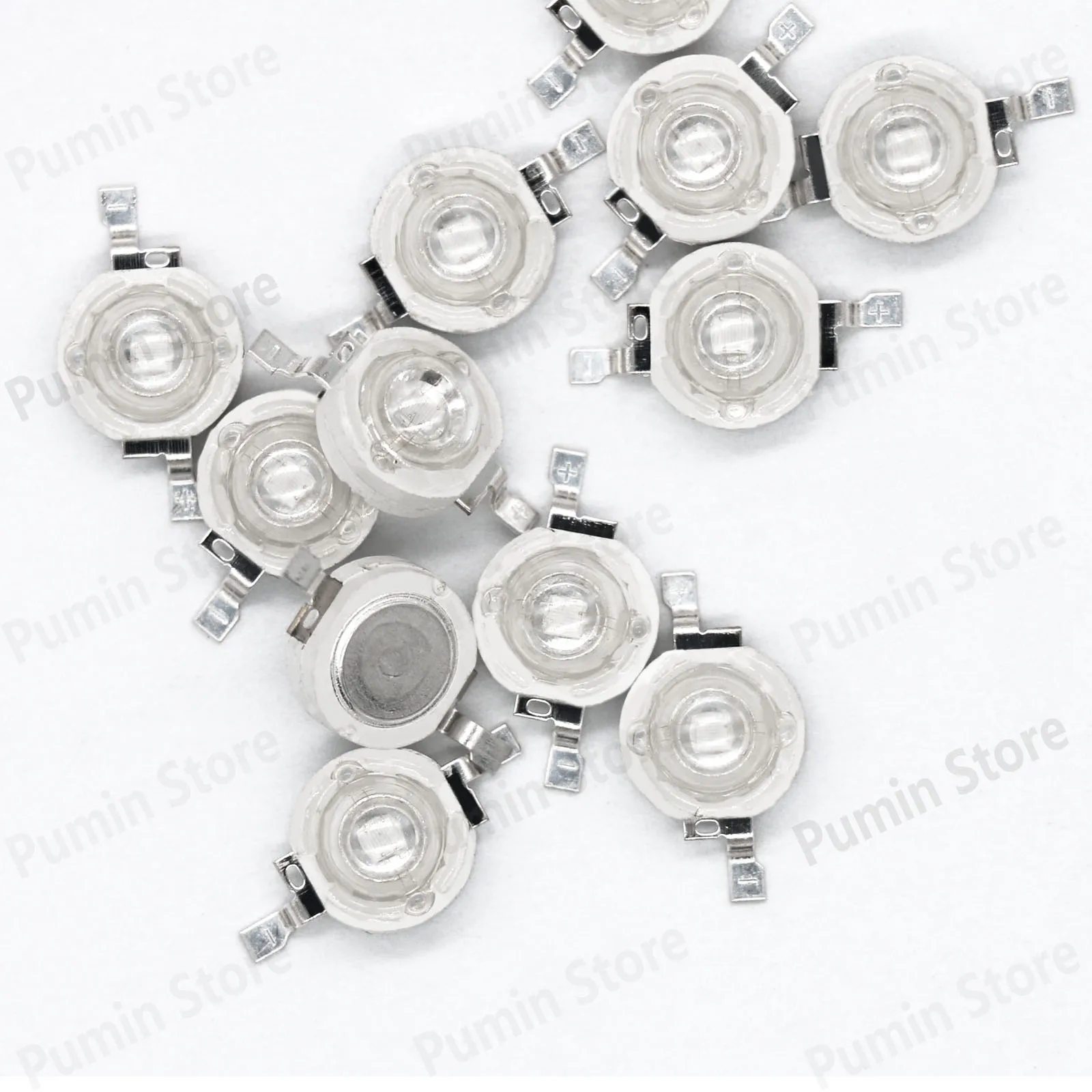 2-100 Uds. Cuentas de lámpara LED UV de alta potencia 3w cuentas de lámpara de chip LED 3V chip de luz púrpura luz UV linterna esterilización lámpara de uñas - imagen 5