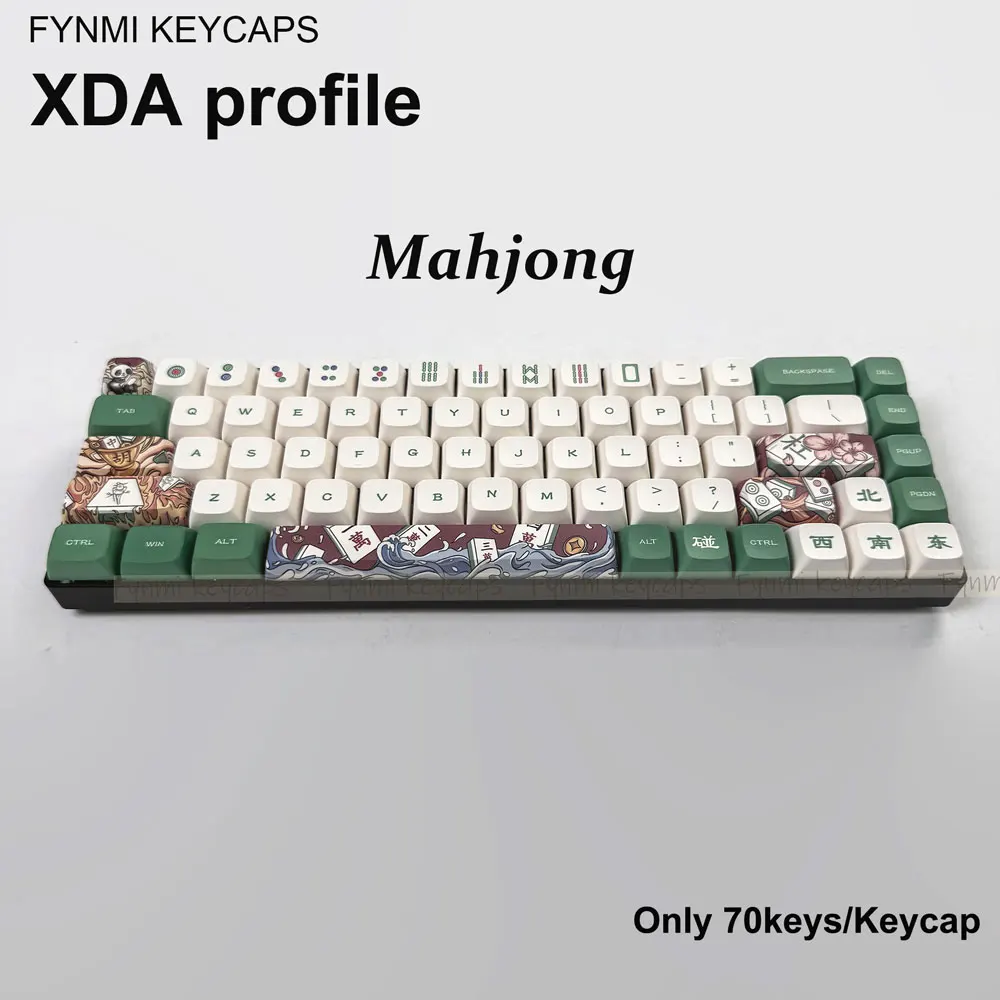 Teclas XDA promocionales Tema Mahjong Sólo 70 teclas se aceptadas a teclado de 68 teclas o mezclar y combinar teclas para teclado - imagen 3