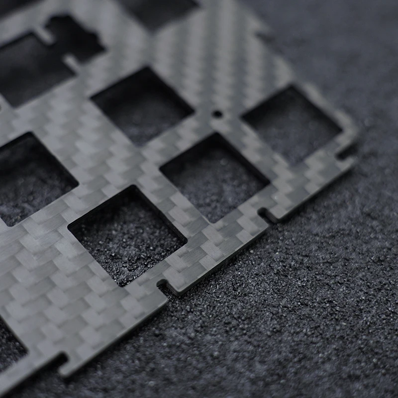 Placa de posicionamiento WOB Rainy75RT para teclado mecánico, placa de fibra de carbono dedicada, accesorios personalizados para teclado de juegos DIY - imagen 3