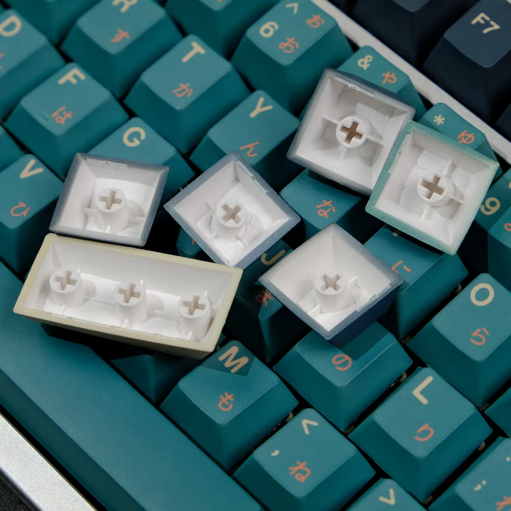 Teclas PBT Silenciosas Cherry MX - Dye Sublimation Forest - imagen 4