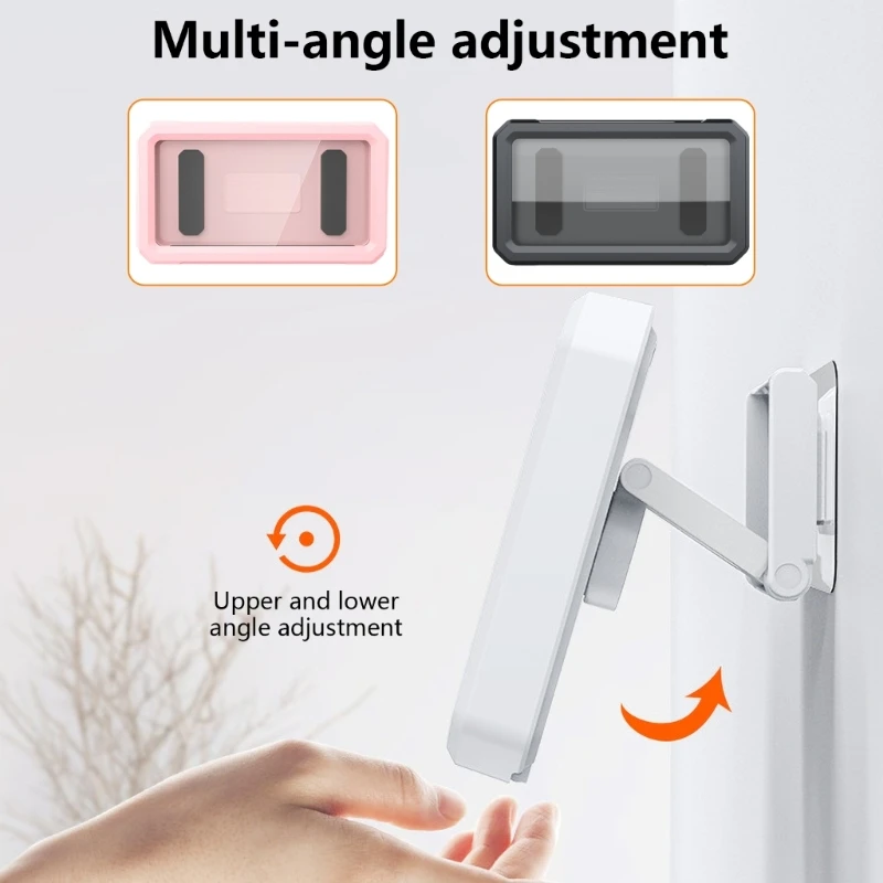 Soporte para teléfono móvil para ducha, soporte giratorio 360 ​​grados para teléfono baño, pantalla táctil para cocina, - imagen 5