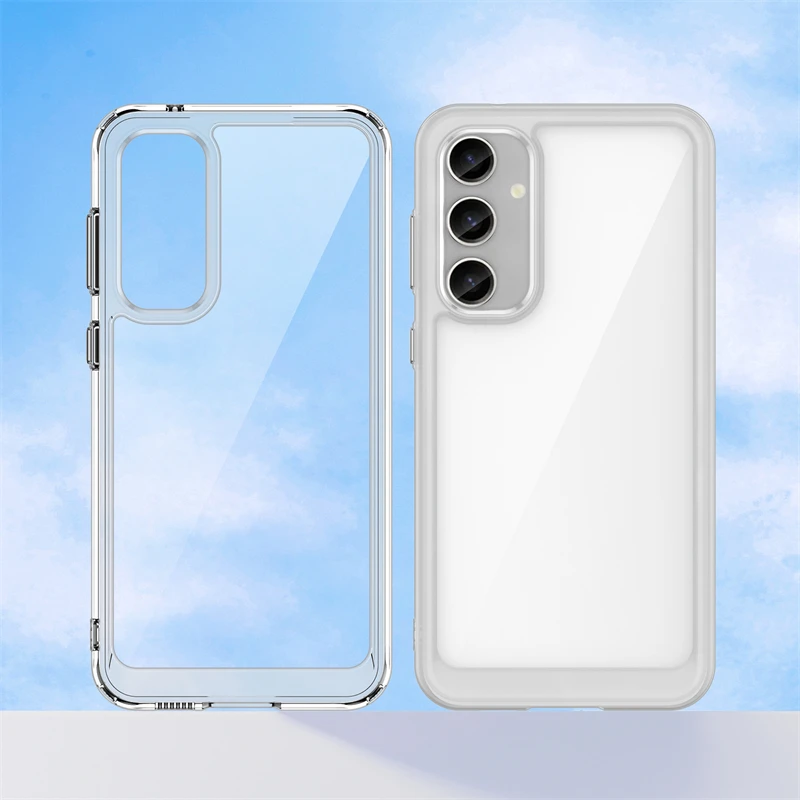 Funda de silicona transparente a prueba de golpes para Samsung Galaxy S23 FE, funda protectora para teléfono S23 FE - imagen 5
