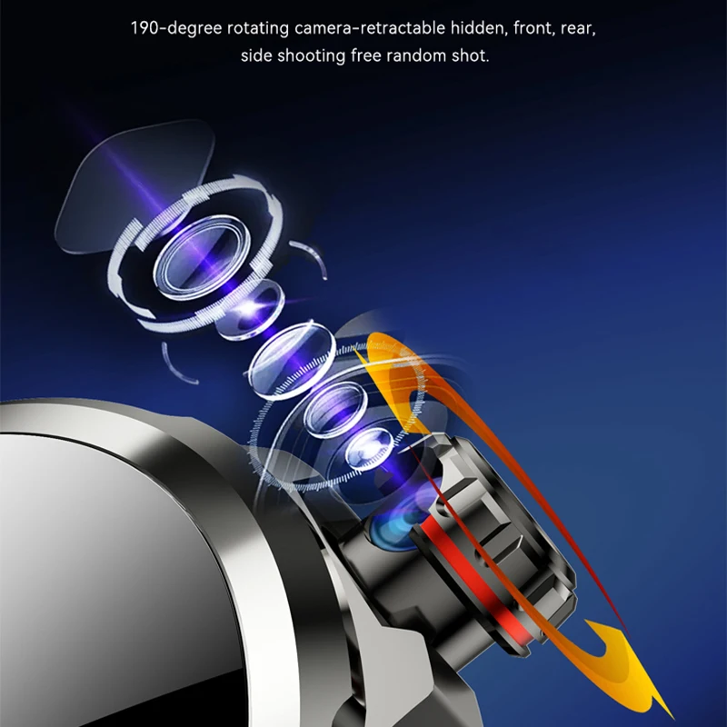 Reloj inteligente de red completa 5G/4G para hombre, pantalla AMOLED de 1,95 pulgadas, 8GB + 128GB de RAM, cámara de 900W, GPS, WIFI, Google APPS, Android 9,0 - imagen 4