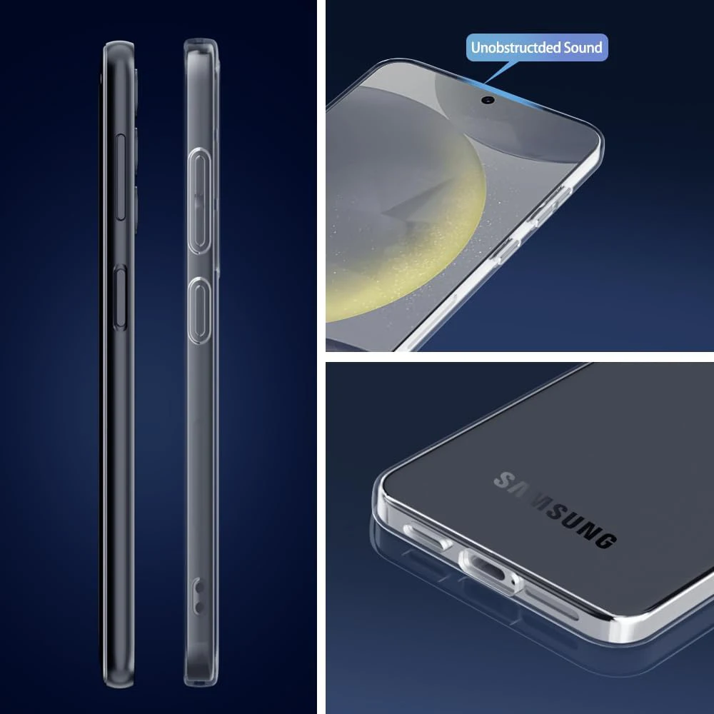 Funda suave de silicona ultrafina para Samsung Galaxy S24 S23 FE S22 funda trasera Ultra transparente para Samsung S24 + S 23 22 24 Plus TPU - imagen 5