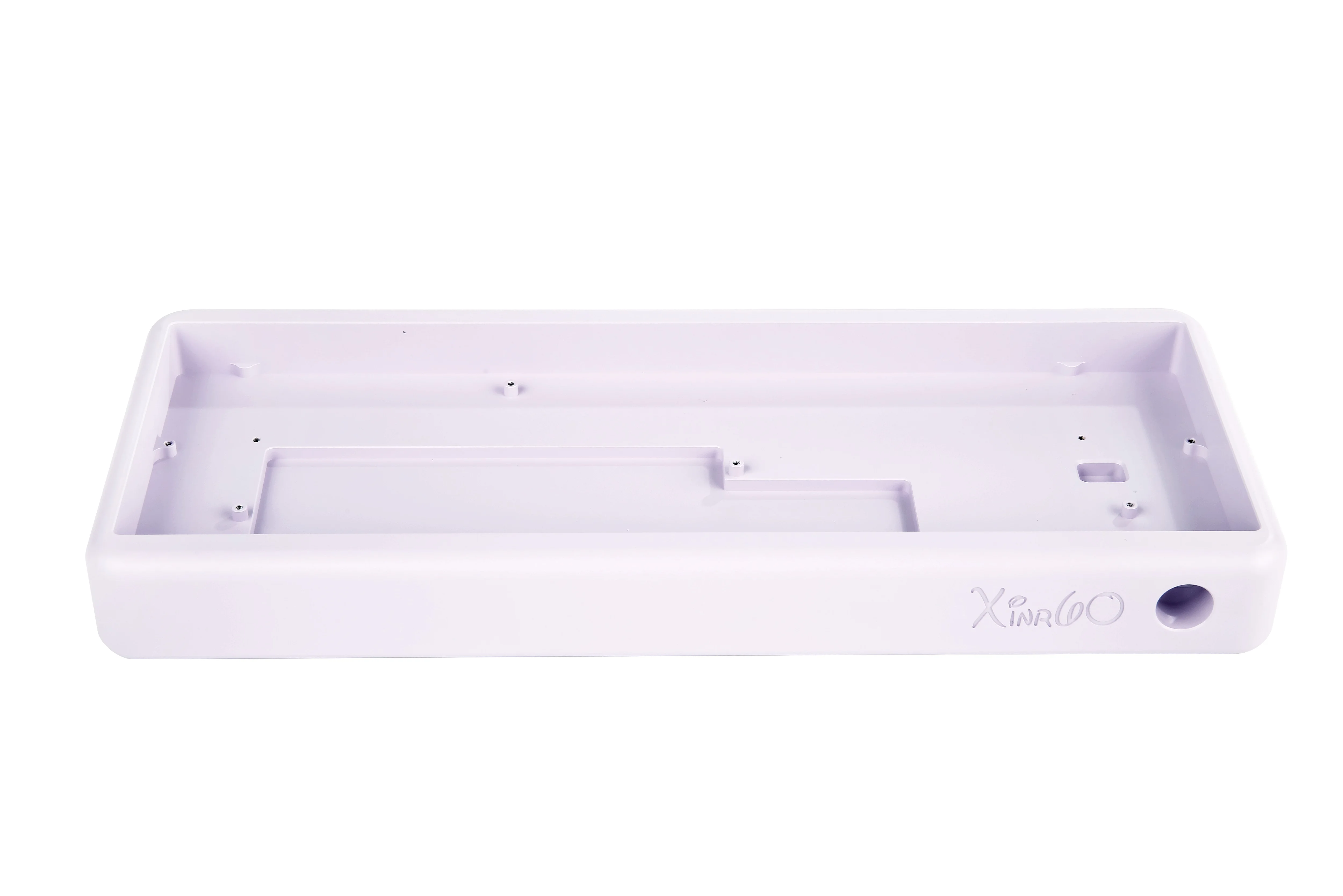 Teclado mecánico personalizado XR60, carcasa de Metal CNC, electroforesis de ánodo de aleación de aluminio para Base de teclado GH60 60% Wooting60 HE - imagen 3