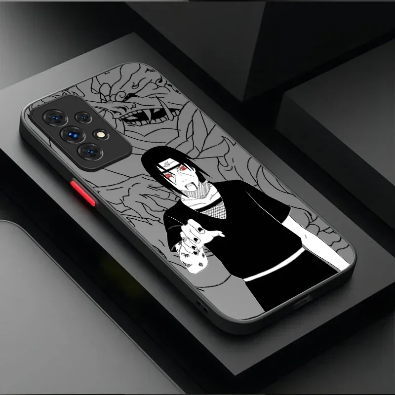 Funda mate de Anime Sasuke Naruto para Samsung Galaxy A05 A05S A54 A34 A24 A14 A53 A33 A23 A13 A52 A52S A32 A22 A12 A71 A51 A31 A50 - imagen 3