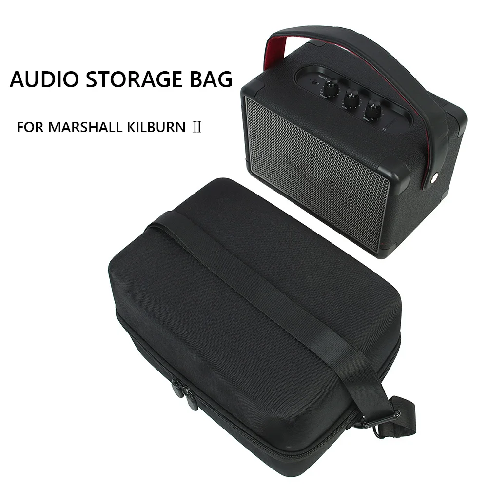 Estuche de transporte duro EVA para altavoz Marshall Kilburn II, bolsa protectora portátil BT, bolsa de transporte para altavoz inalámbrico con correa - imagen 3